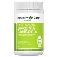 Viên uông giảm cân Healthy Care Garcinia Cambogia Ultra Strength 5000 100 viên