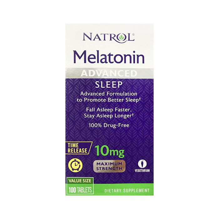 Natrol Melatonin Sleep 10mg 100 viên – Hỗ trợ ngủ ngon