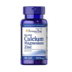 Chelated Calcium Magnesium Zinc Puritan's Pride