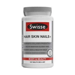 Viên uống đẹp da móng tóc từ Swisse Ultiboost Hair Skin Nails 100 viên