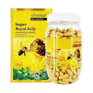Sữa ong chúa Vitatree Super Royal Jelly 1600mg Hộp 365 viên
