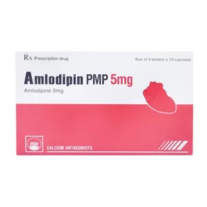 Thuốc tim mạch Amlodipin PMP 5mg 30 Viên