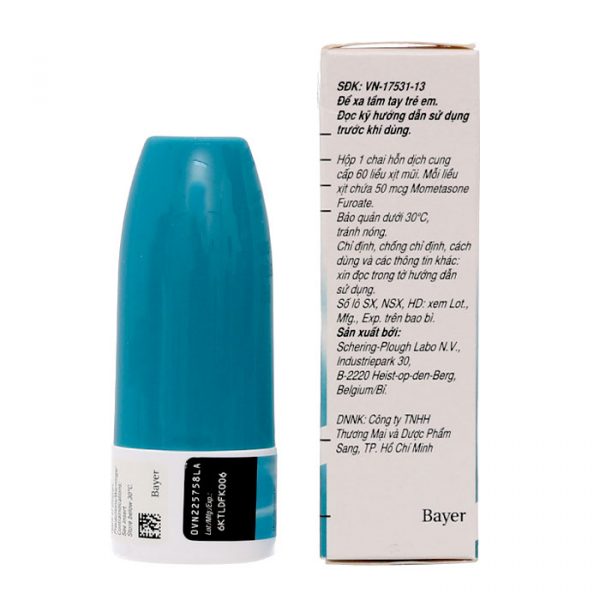 Bayer Nasonex Aqueous Nasal Spray 60 liều