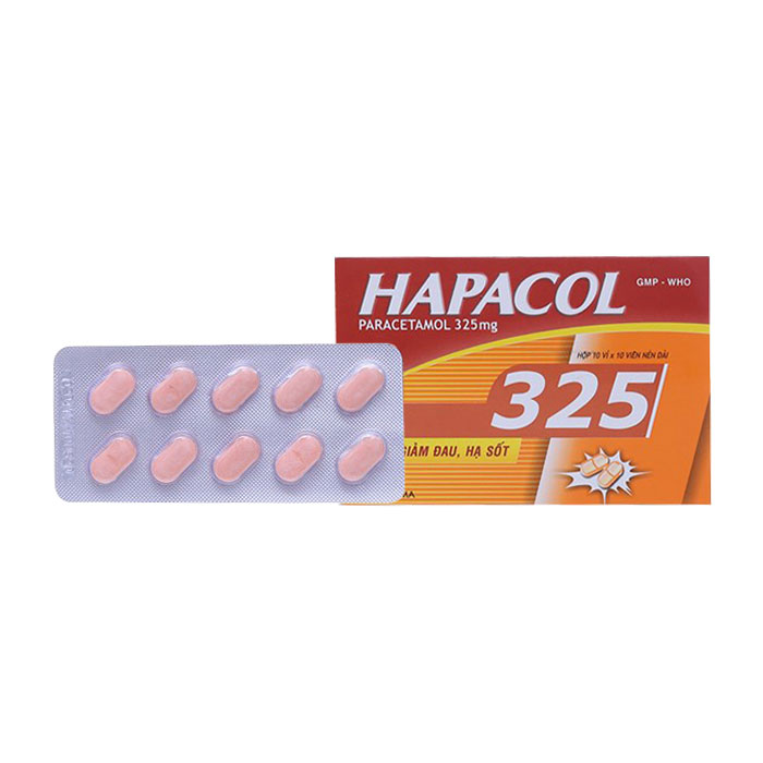 Hapacol 325 DHG 100 viên - Thuốc giảm đau – hạ sốt
