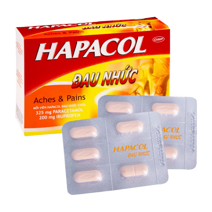Hapacol Aches and Paint DHG 50 viên – Thuốc giảm đau, hạ sốt