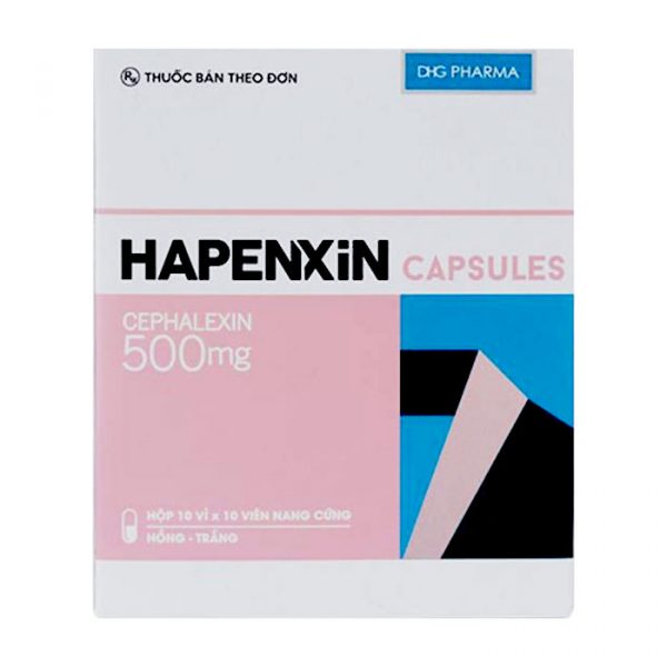 DHG Hapenxin 500 (Hồng - trắng) 100 viên