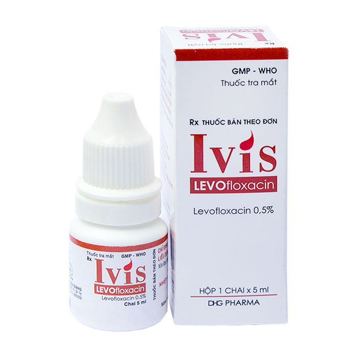 Thuốc tra mắt DHG Ivis Levofloxacin 5ml