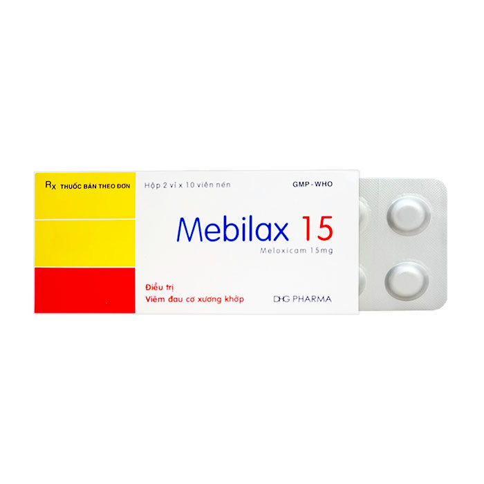 Thuốc DHG Mebilax 15 20 viên