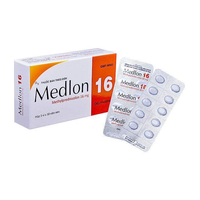 Thuốc DHG Medlon 16 30 viên