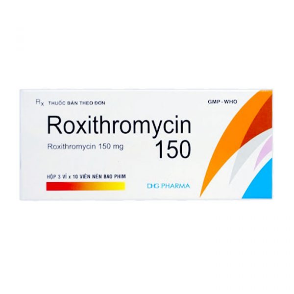 DHG Roxirthromyccin 150 30 viên