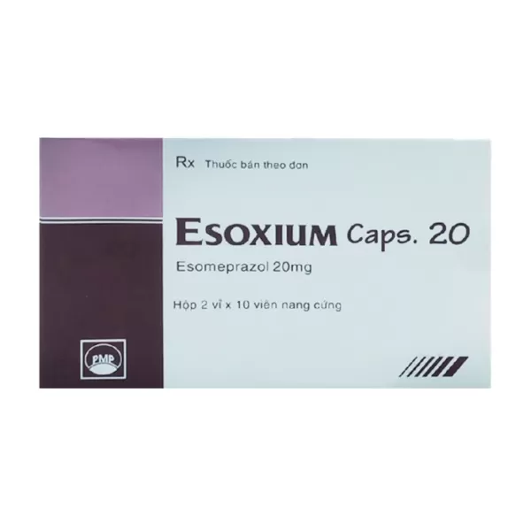 Thuốc tiêu hóa PMP Esoxium Caps 20mg 20 Viên