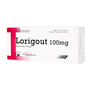 Thuốc trị Gout PMP Lorigout 100mg 100 Viên