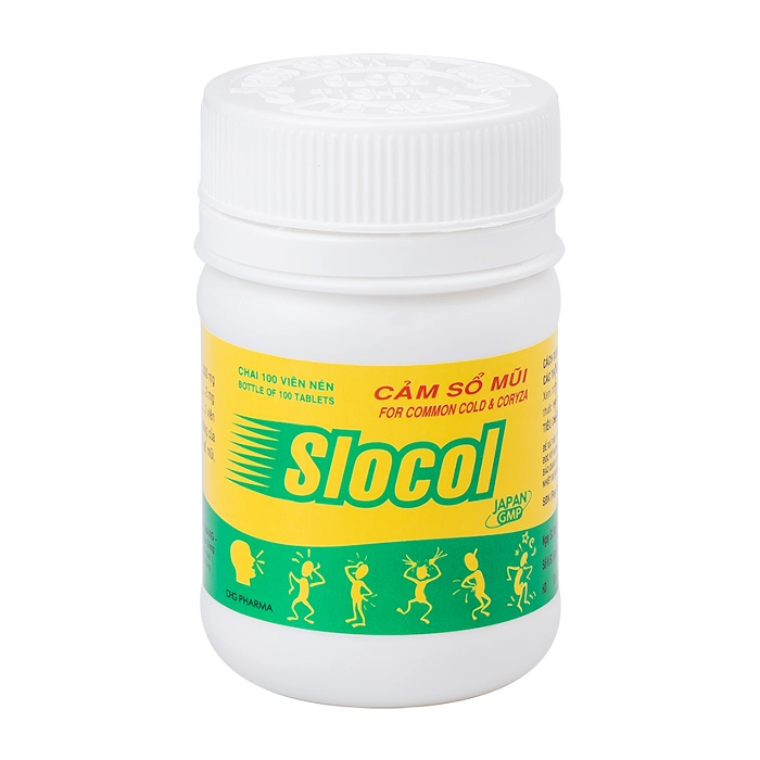 Slocol DHG 100 viên - Thuốc giảm đau - hạ sốt