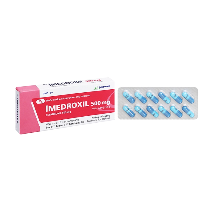 Thuốc kháng sinh IMP Imedroxil 500 12 viên
