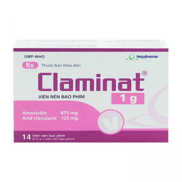 Imexpharm Claminat 1g 14 viên