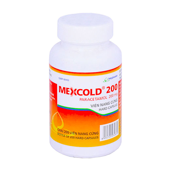 Thuốc giảm đau - hạ sốt IMP Mexcold 200 200 viên