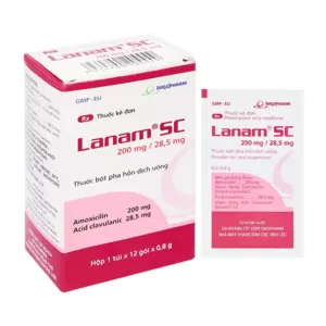Thuốc kháng sinh IMP Lanam SC 200/28,5mg 12 gói
