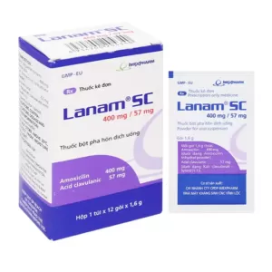 Thuốc kháng sinh IMP Lanam SC 400/57mg 12 gói