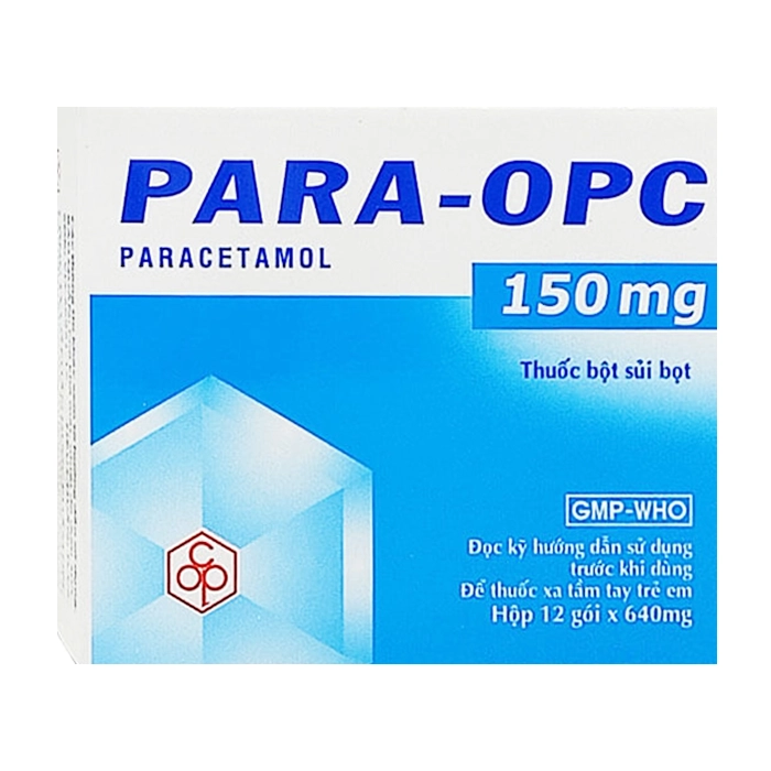 Thuốc giảm đau – hạ sốt Para – OPC 150 12 gói
