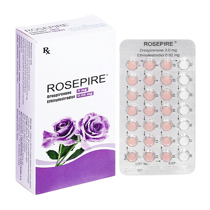 Rosepire Leon Farma 1 vỉ x 28 viên - Thuốc tránh thai