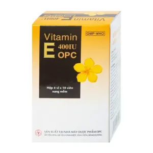 Vitamin E 400IU OPC 4 vỉ x 10 viên
