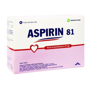 Aspirin 81 Agimexpharm 20 vỉ x 10 viên