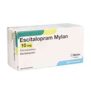 Escitalopram Mylan 10mg 10 vỉ x 10 viên