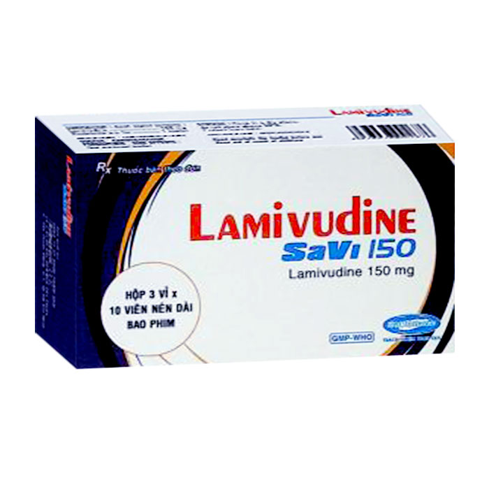 Lamivudine 150mg Savipharm 3 vỉ x 10 viên - Thuốc kháng virus
