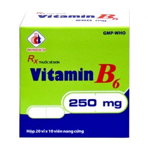 Vitamin B6 250mg Domesco 20 vỉ x 10 viên