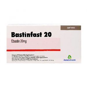 Bastinfast 20 Agimexpharm 10 vỉ x 10 viên