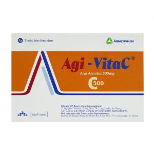 Agi-vita C 500 Agimexpharm 10 vỉ x 10 viên