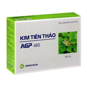 Kim Tiền Thảo AGP 480 Agimexpharm 30 gói x 2g - viên uống lợi tiểu