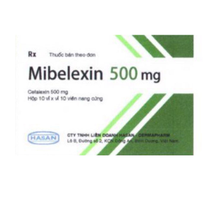 Mibelexin 500mg Hasan 10 vỉ x 10 viên