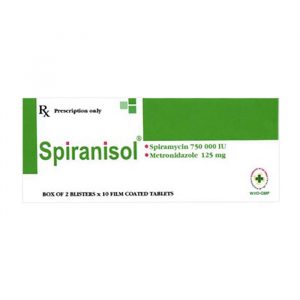 Spiranisol Forte OPV 2 vỉ x 10 viên