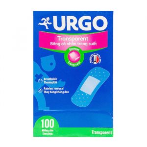 Urgo Transparent 100 miếng - Băng cá nhân