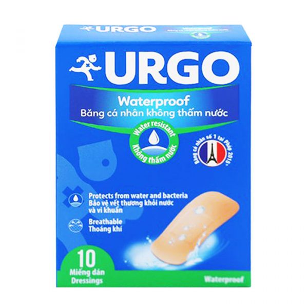 Urgo Waterproof 10 miếng - Băng cá nhân