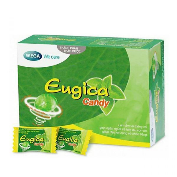 Eugica Candy Mega - Kẹo ngậm ho 100 viên