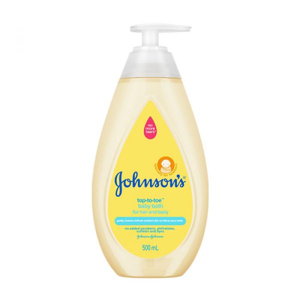 Johnson's Top To Toe 500ml - Sữa tắm toàn thân cho bé
