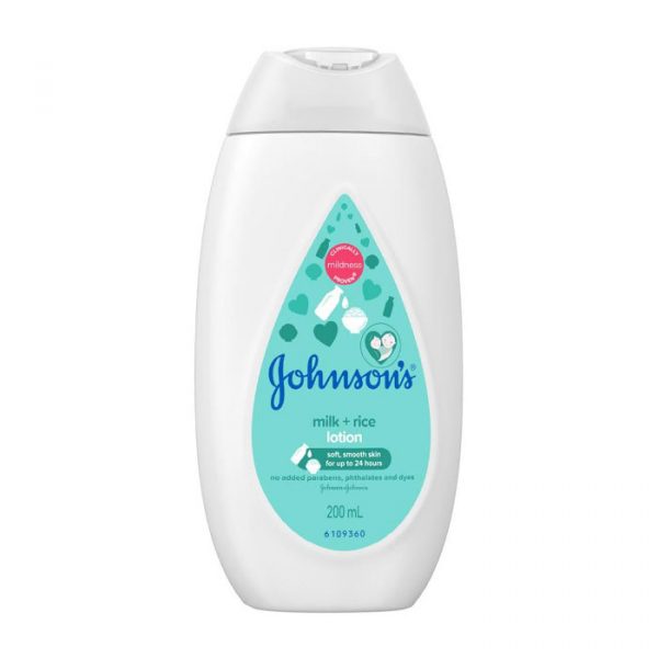 Johnson's Milk & Rice Lotion 200ml - Sữa dưỡng ẩm