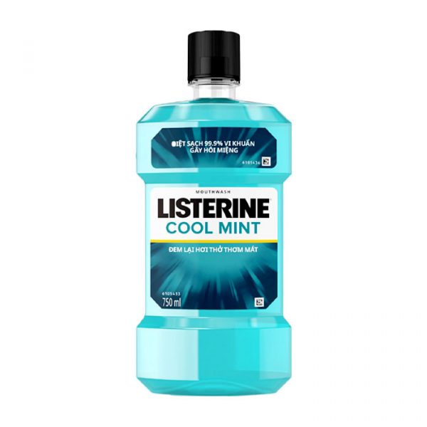 Listerine Cool Mint 750ml - Nước súc miệng