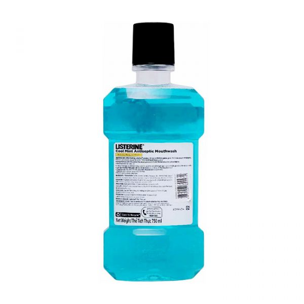 Listerine Cool Mint 750ml - Nước súc miệng