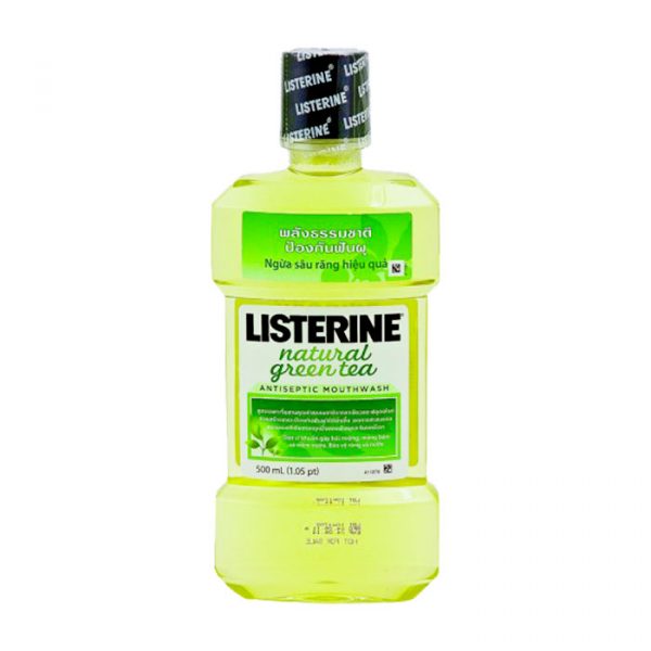 Listerine Nature Green Tea 500ml - Nước súc miệng