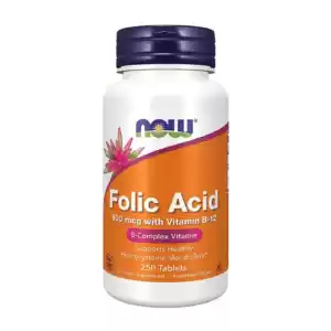 Folic Acid 800mcg With Vitamin B12 Now 250 viên