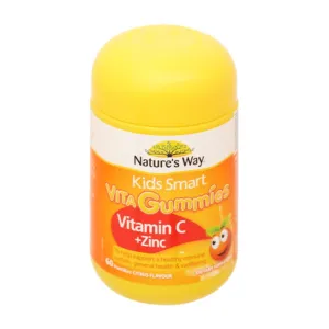 Kids Smart Vita Gummies Vitamin C + Zinc Nature's Way 60 Viên