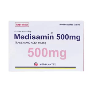Medisamin 500mg Mediplantex 10 vỉ x 10 viên