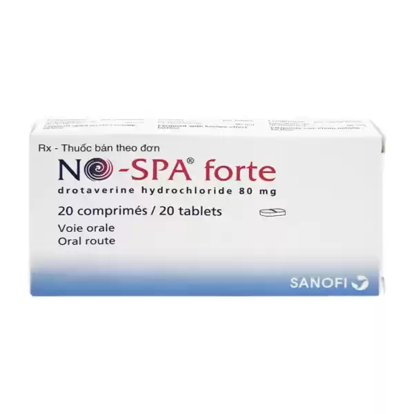 No-spa Forte 80mg 2 vỉ x 10 viên