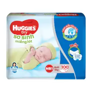 Miếng lót sơ sinh Huggies Dry size Newborn 1 (