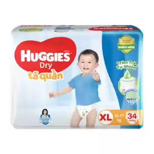 Tã quần Huggies Dry size XL 38 miếng (9-14kg)