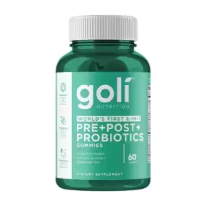 Goli Nutrition World's First 3-in-1 Pre+Post+Probiotics Gummeis 60 viên