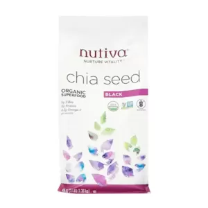 Hạt Chia Seed Black Nutiva 1.36kg